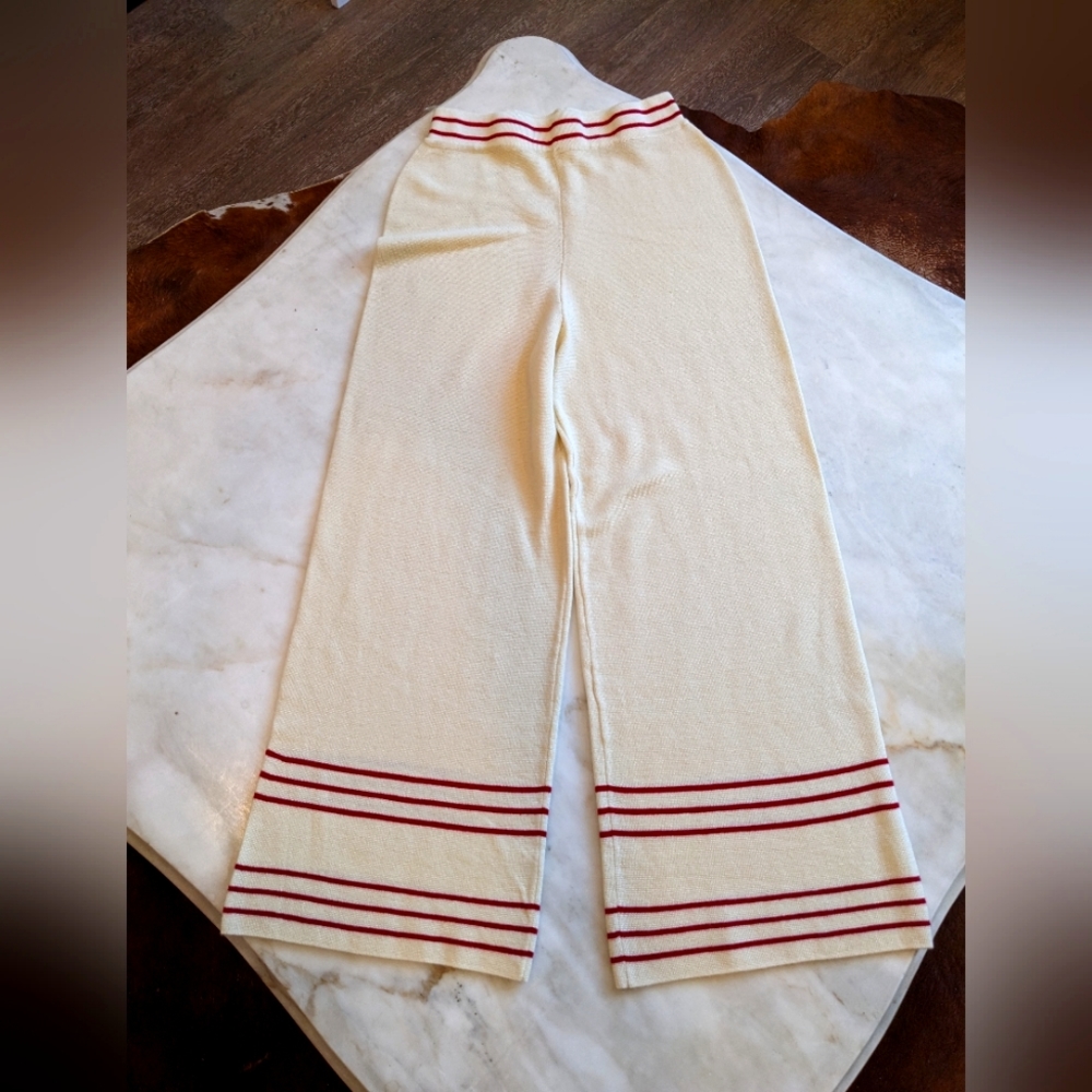 All Row stretch wide leg pants